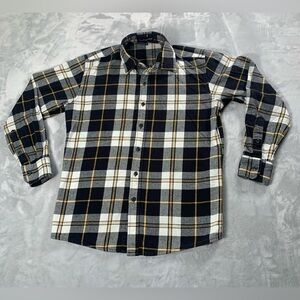 Emporio Armani Checkered Shirt with Black and Yellow Accents